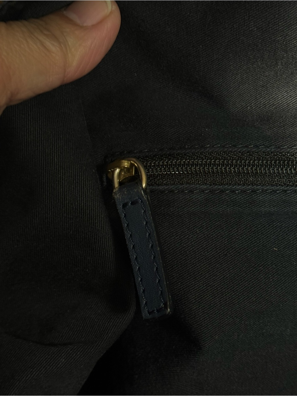 Givenchy Nightingale Navy Blue 2 way Leather Bag - Picture 14 of 14
